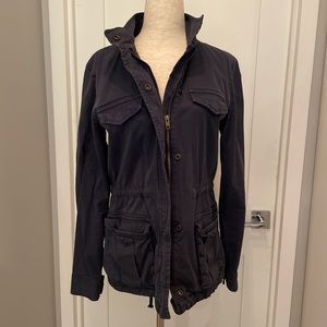 Blue military jacket